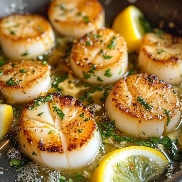 Seared Scallops with Garlic Butter