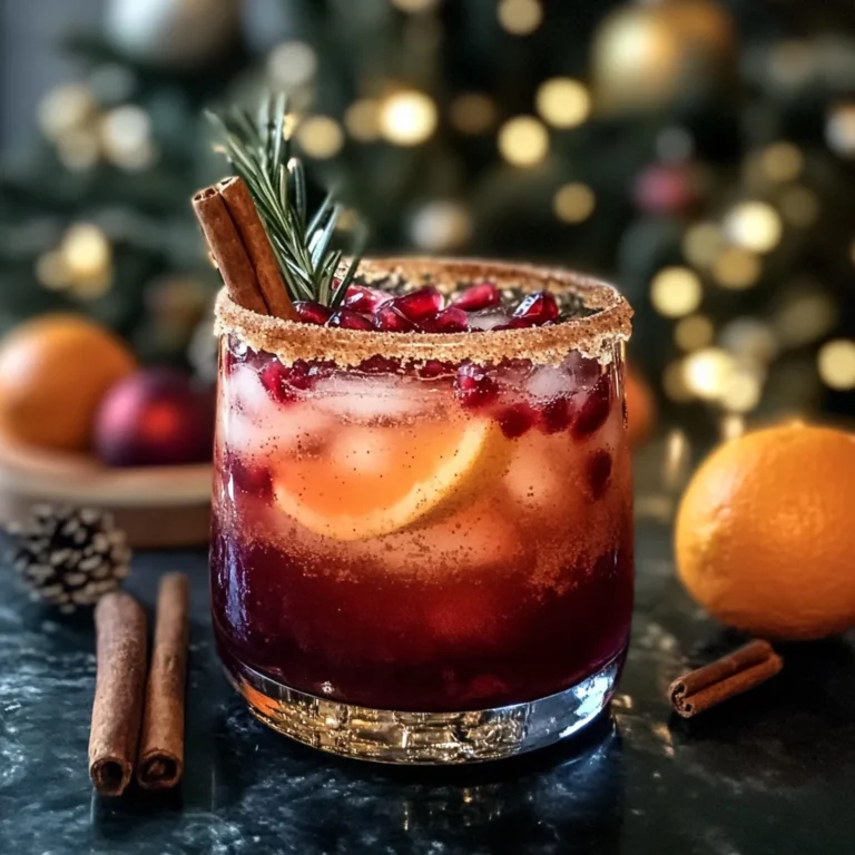 Spiced Christmas Margarita
