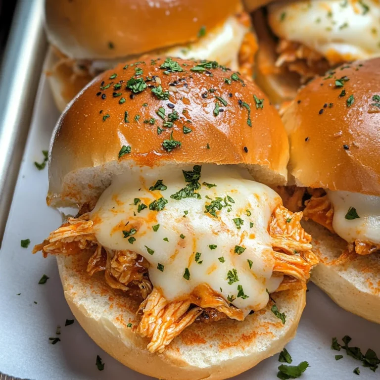 Spicy Buffalo Chicken Sliders
