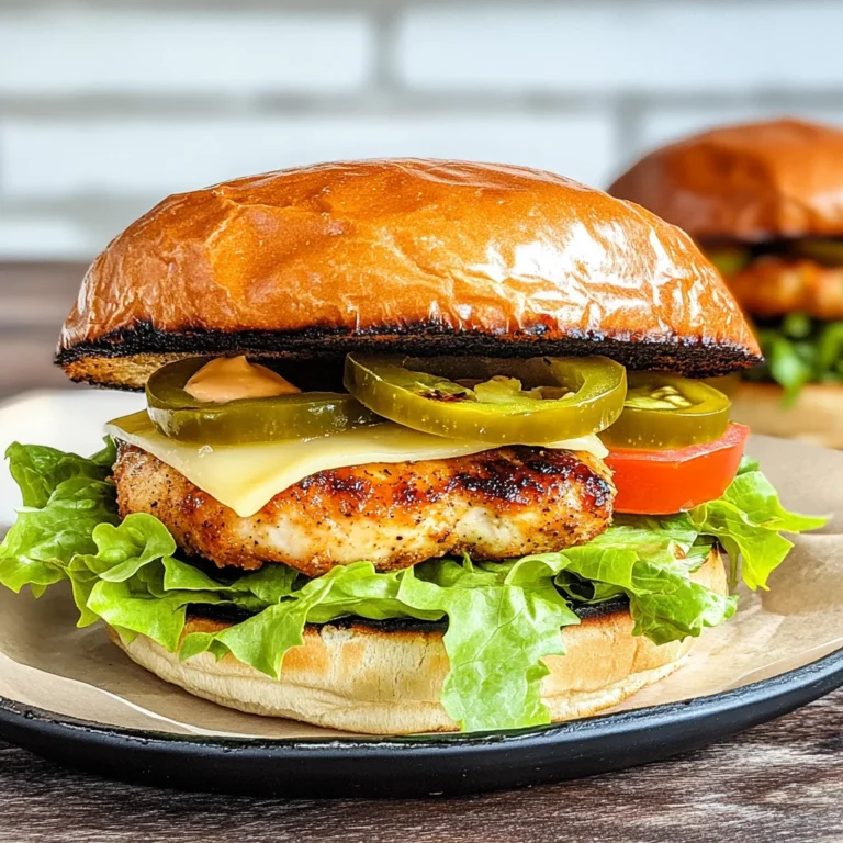 Spicy Chipotle Chicken Burger