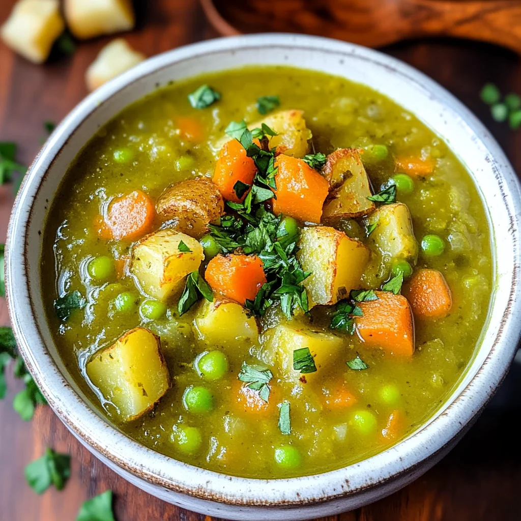 Vegan Split Pea Potato Soup