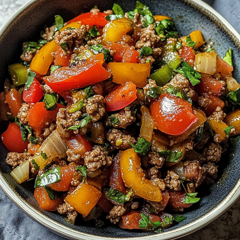 Mediterranean Ground Beef Stir-Fry