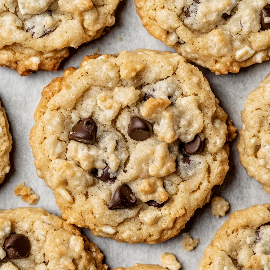 Rice Krispie Cookies with Chocolate Chips Recipe