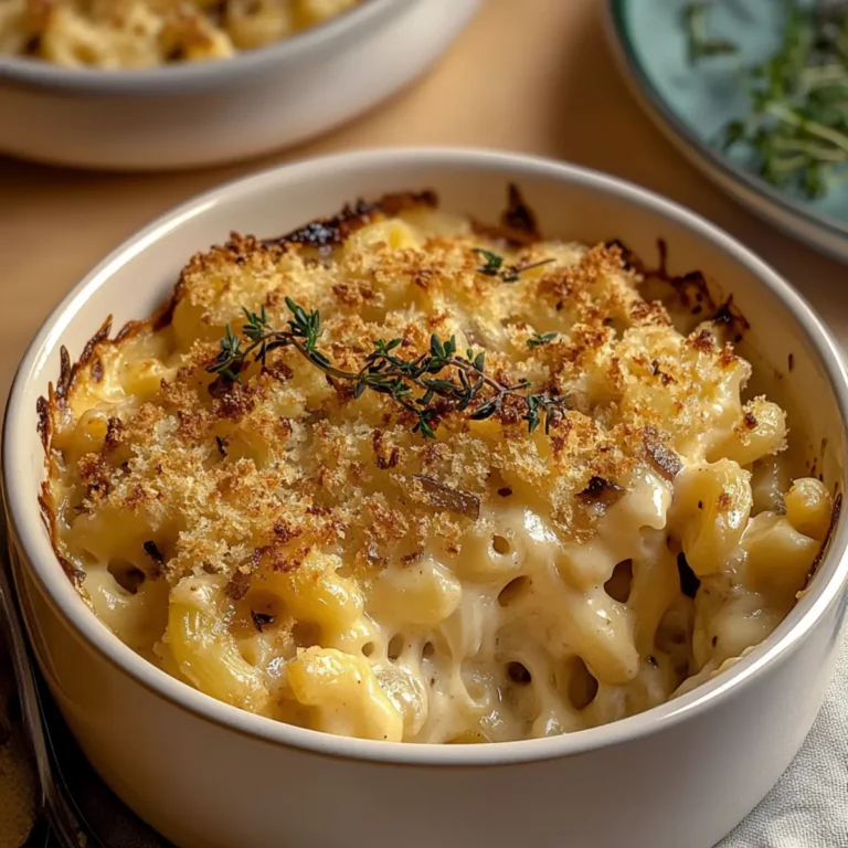 French Onion Mac and Cheese