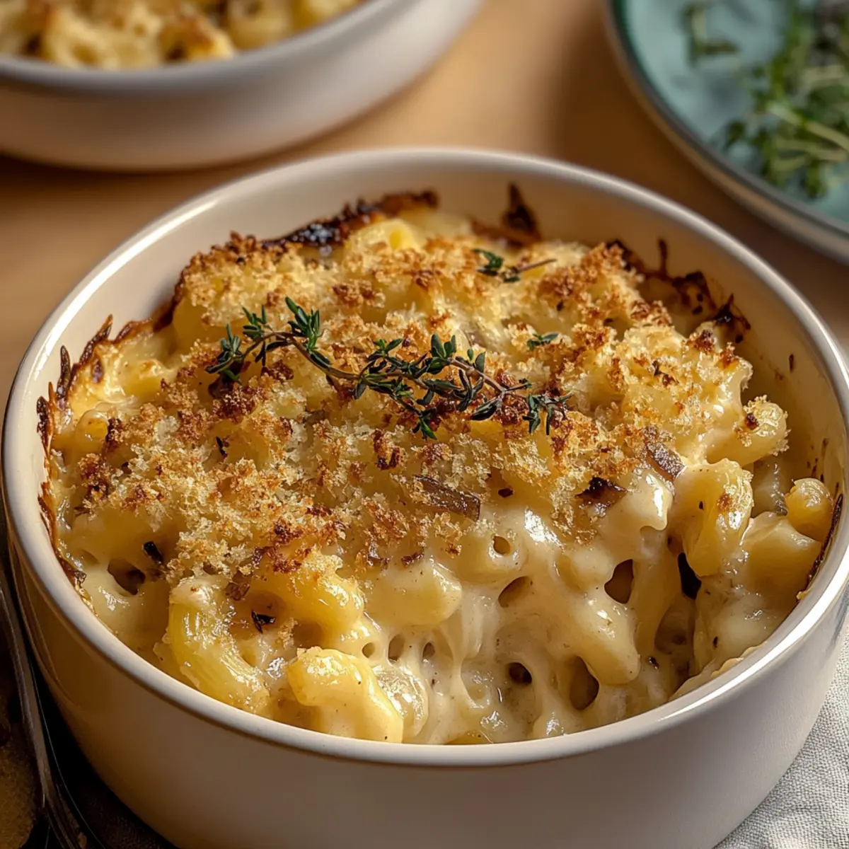 French Onion Mac and Cheese