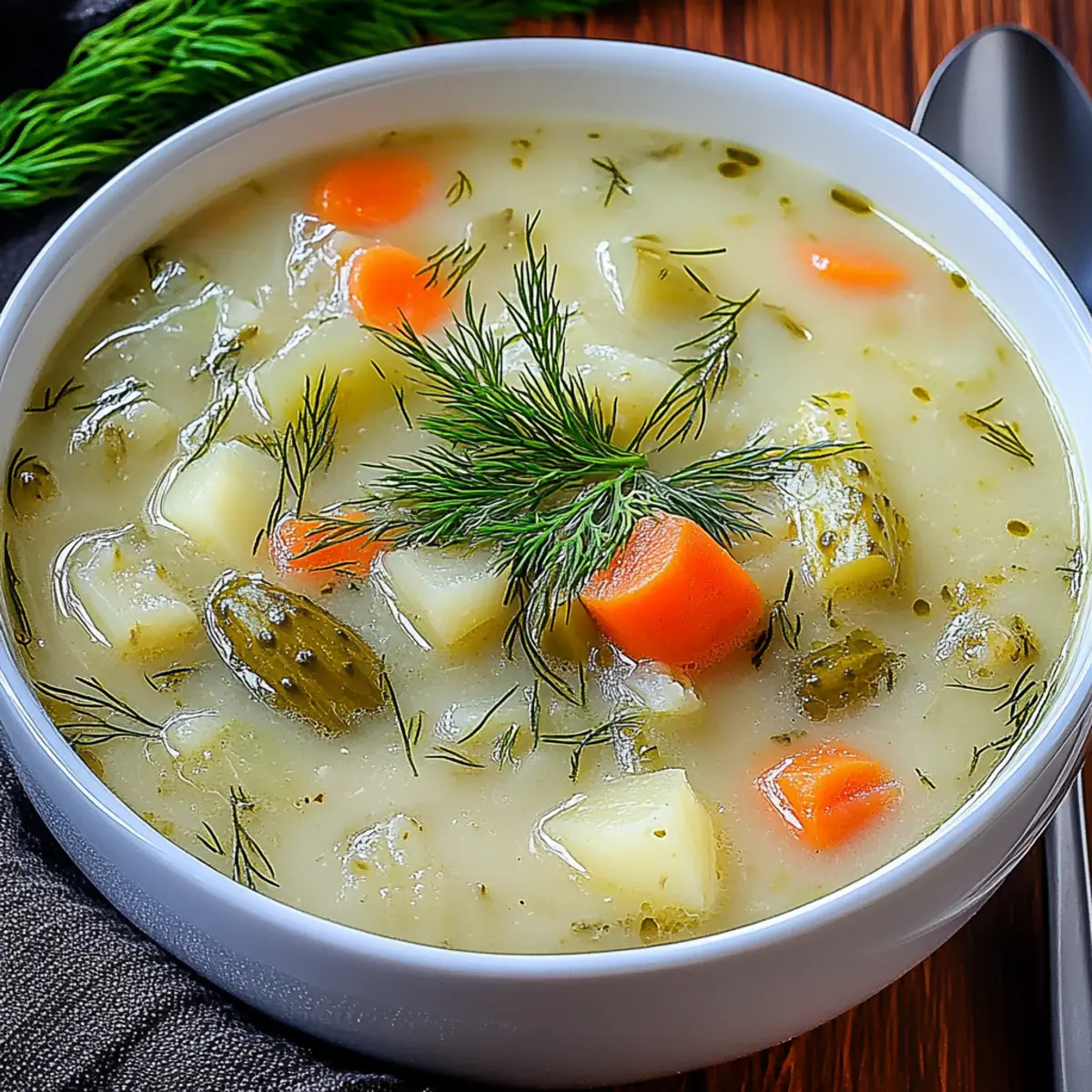 Dill Pickle Soup