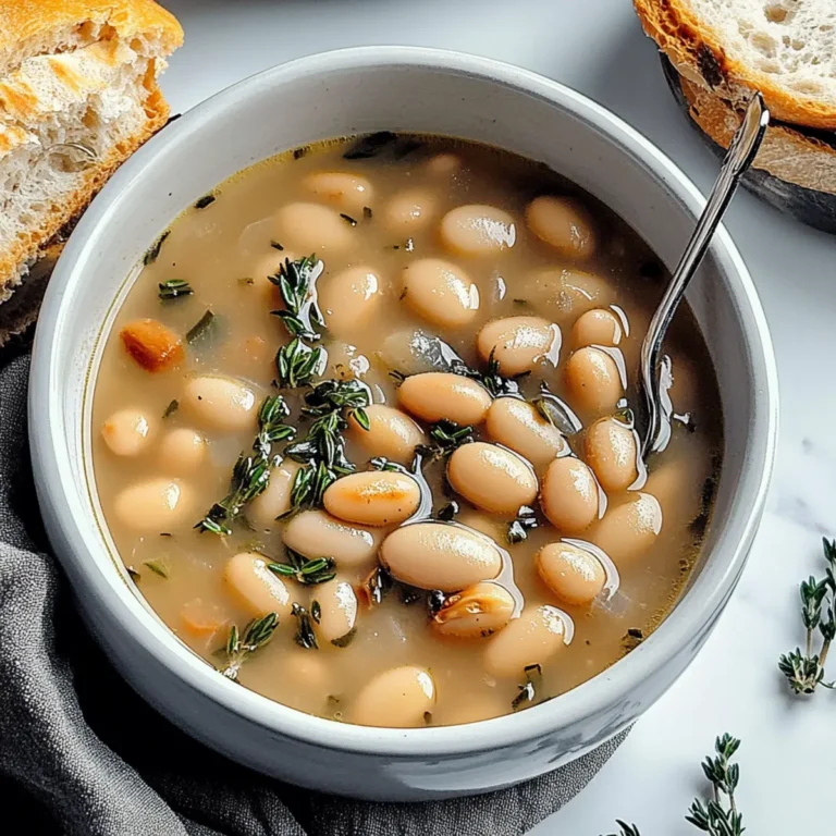 Warm White Bean and Rosemary Stew