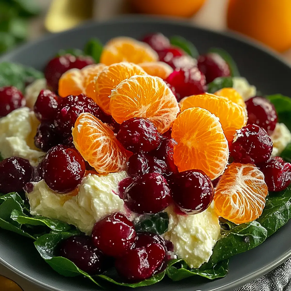 Festive Cranberry Orange Salad