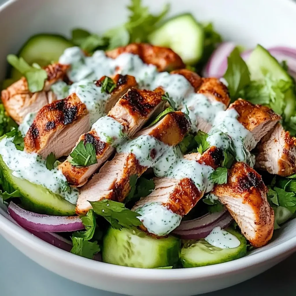 Spiced Chicken and Yogurt Salad