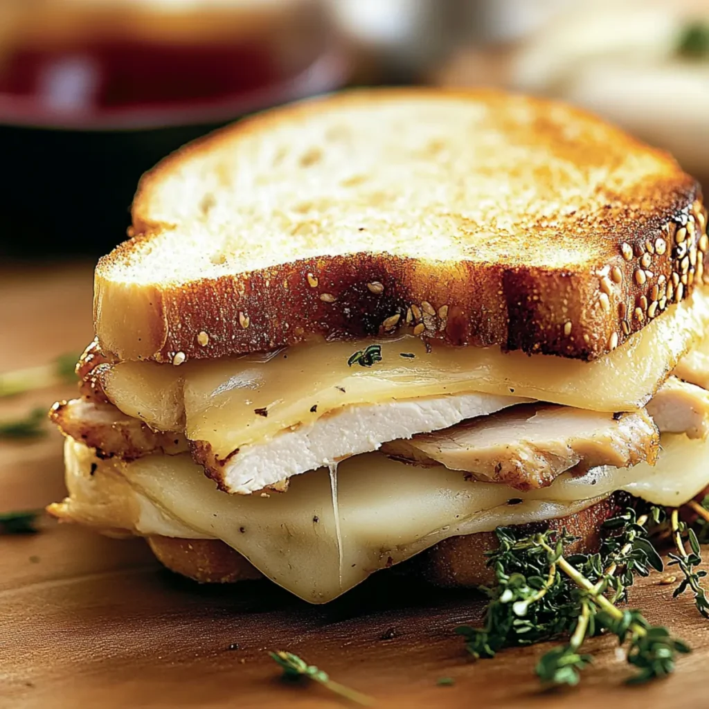 Turkey Dijon Melt Sandwiches