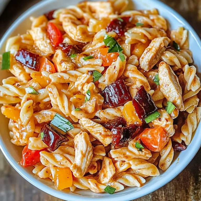 BBQ Chicken Pasta Salad