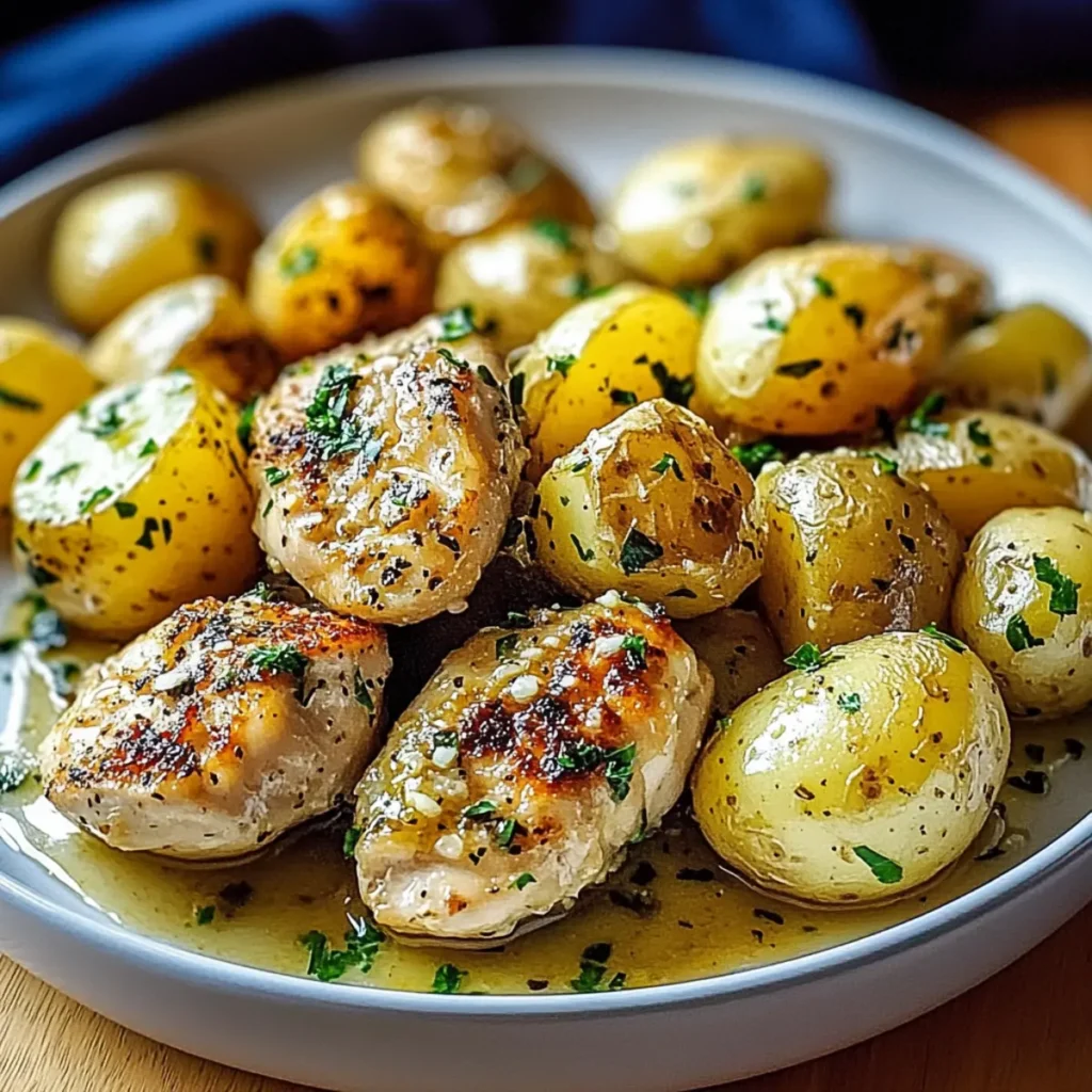 Garlic Parmesan Chicken Potatoes