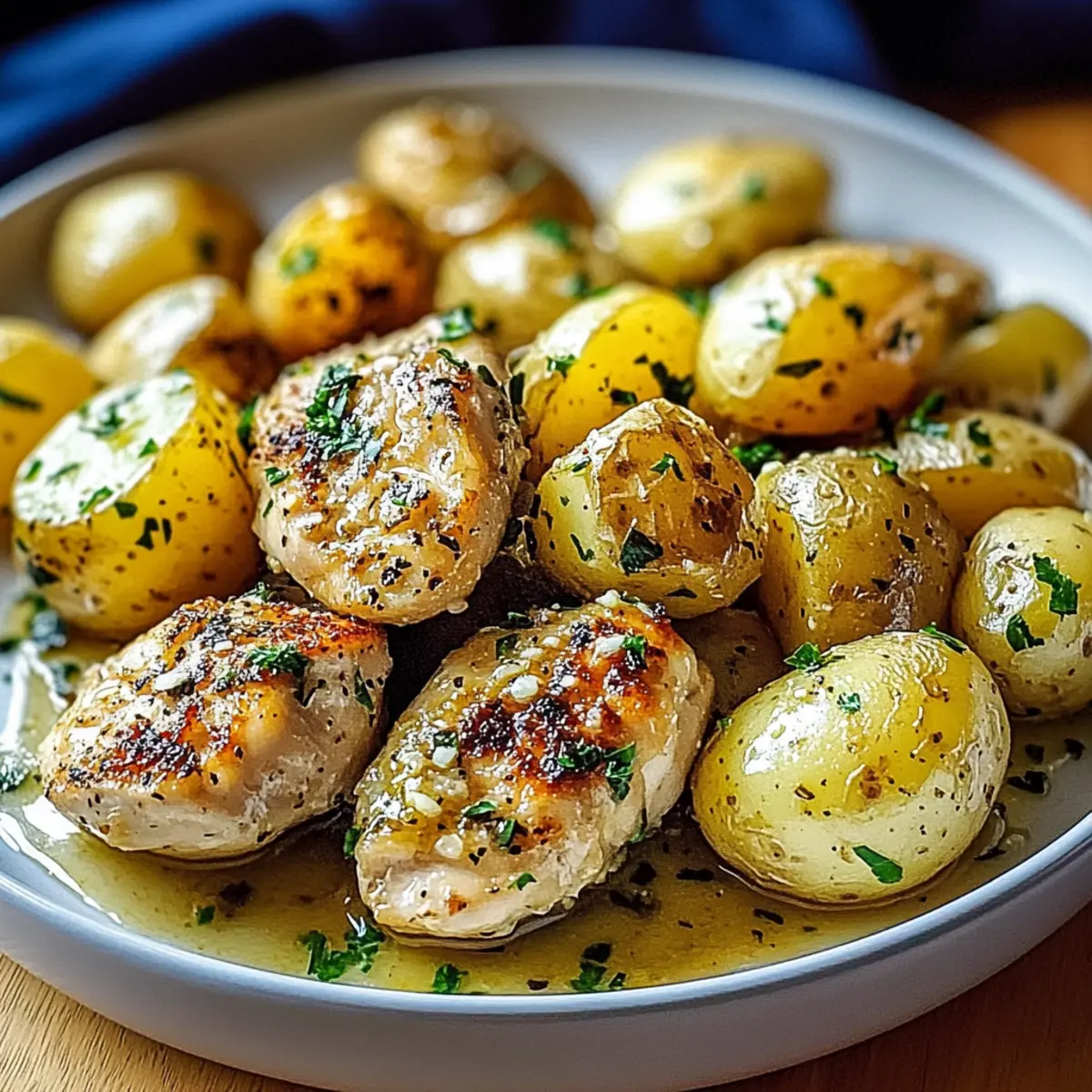 Garlic Parmesan Chicken Potatoes
