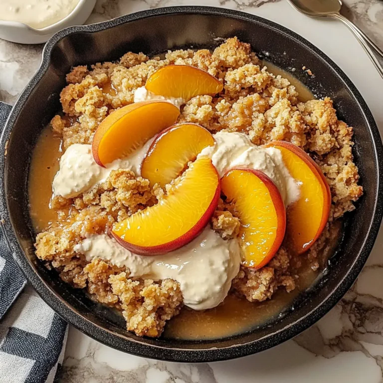 Paleo Peach Cobbler
