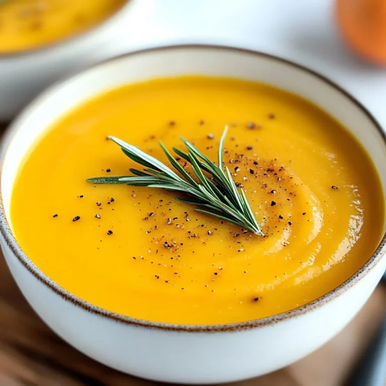 Butternut Squash and Apple Soup