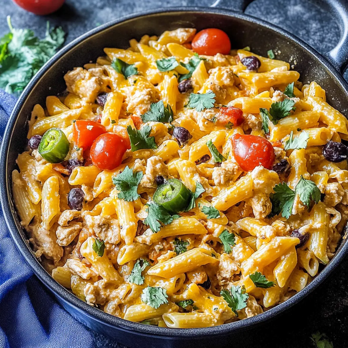Chicken Enchilada Pasta