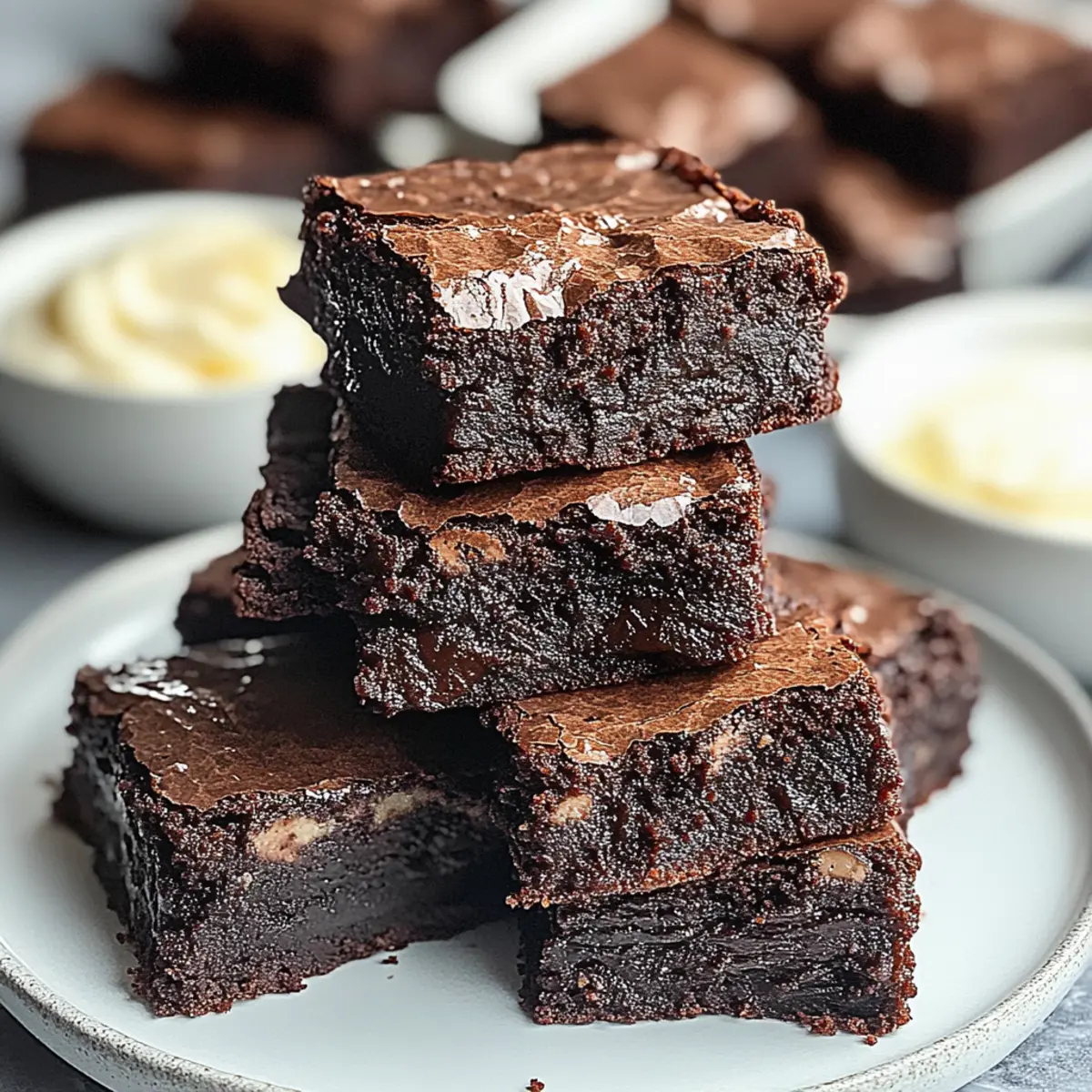 Eggless Brownies