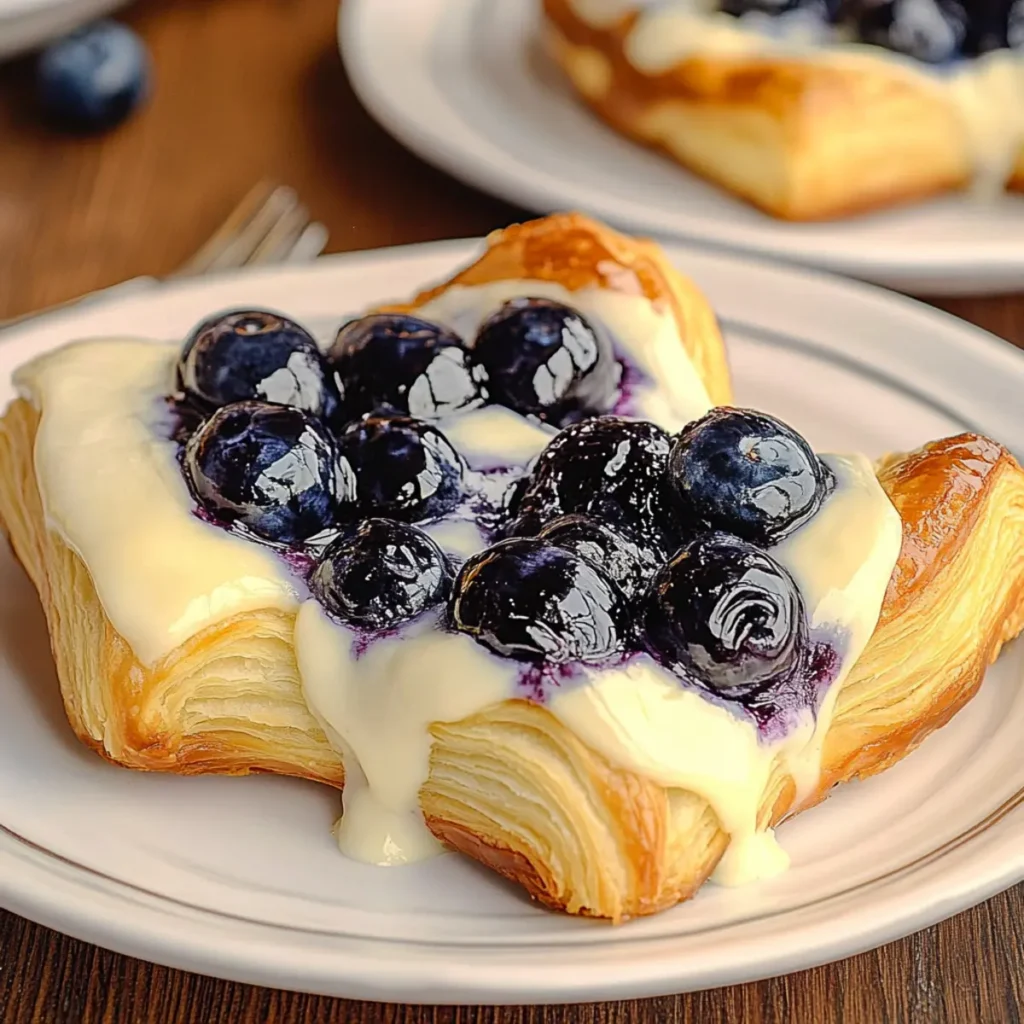 Blueberry Cream Cheese Danish