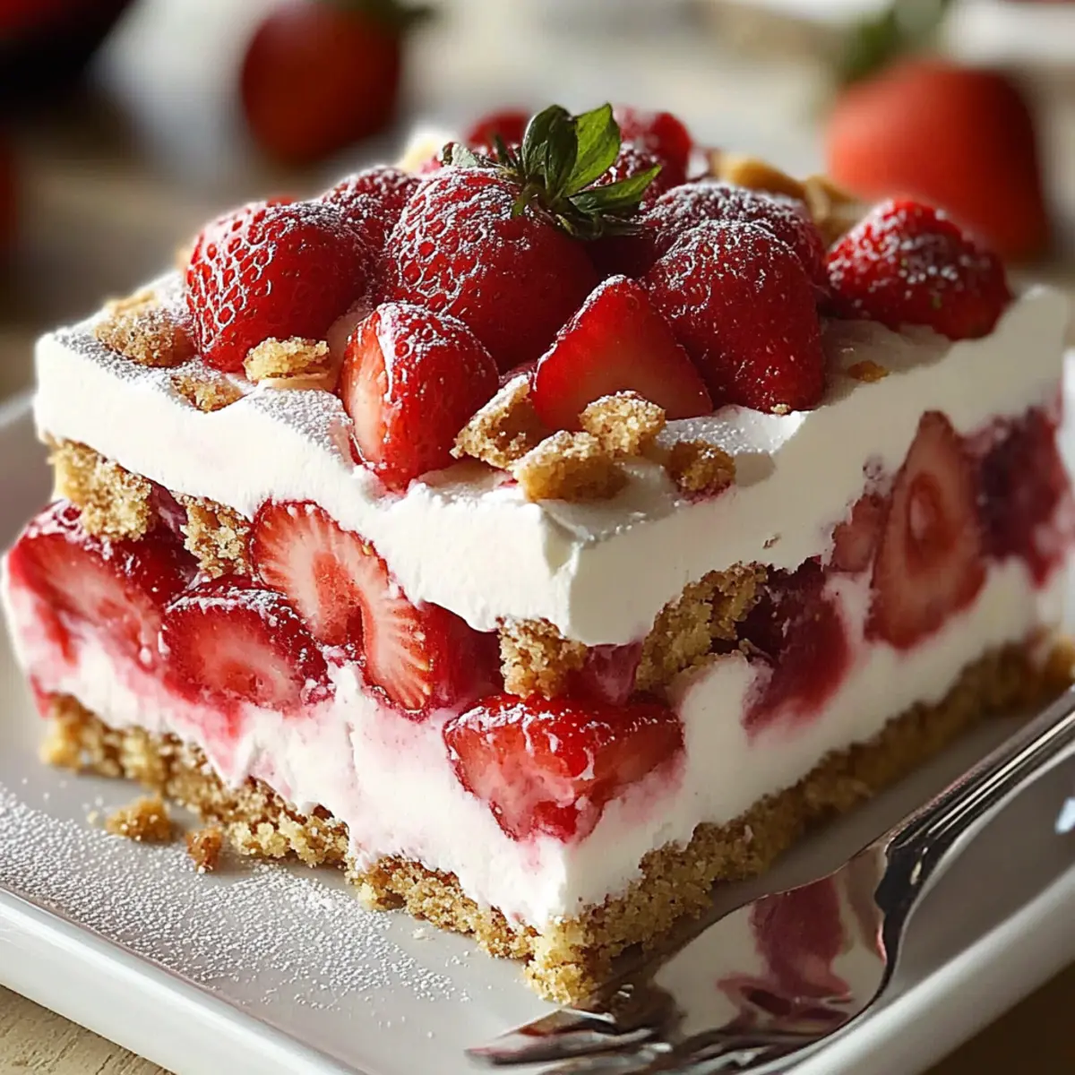 Strawberry Cream Cheese Icebox Cake