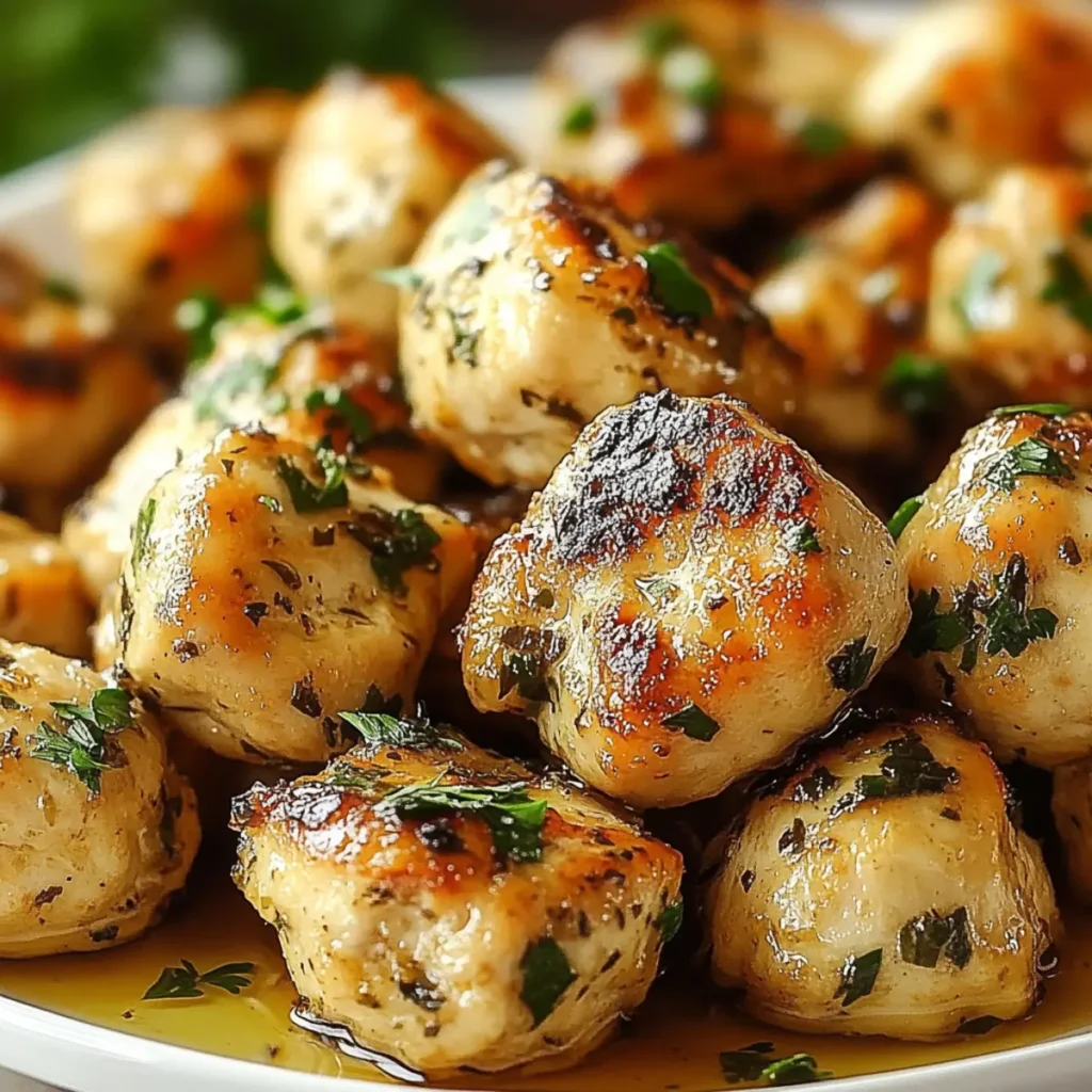 Garlic Butter Chicken Bites