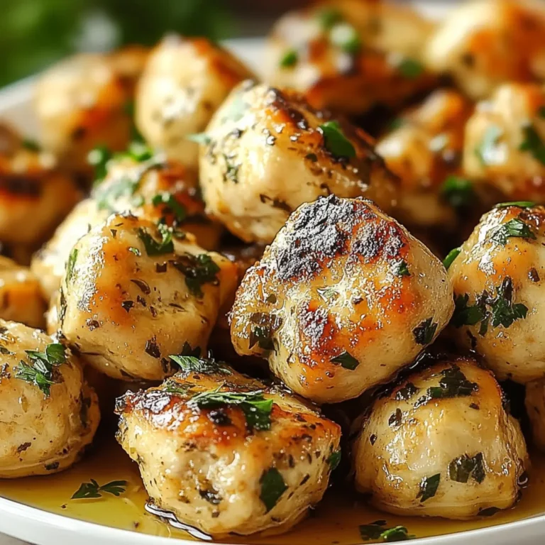 Garlic Butter Chicken Bites