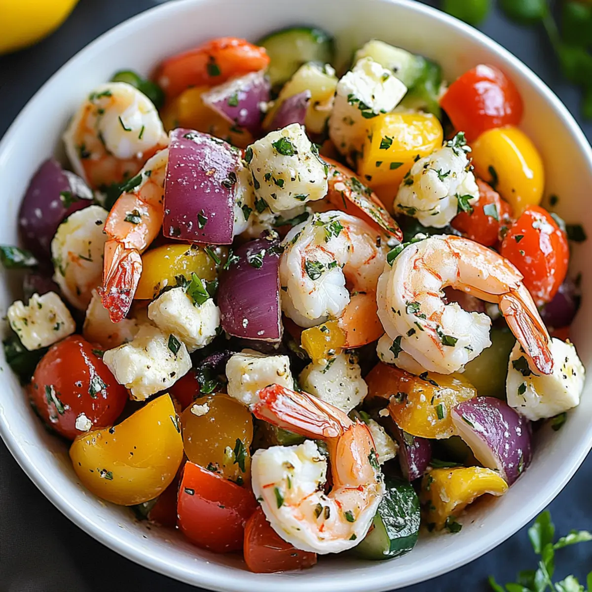 Greek Shrimp Salad