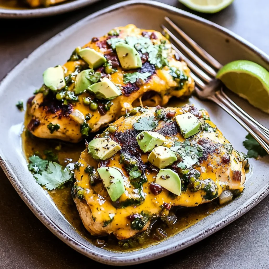 Salsa Verde Baked Chicken