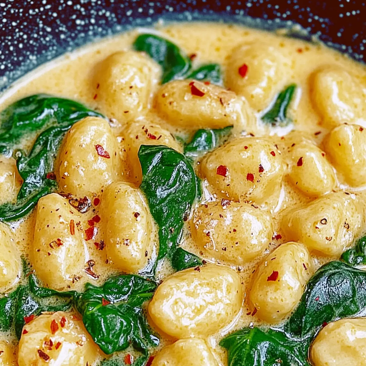 Creamy Spinach Gnocchi