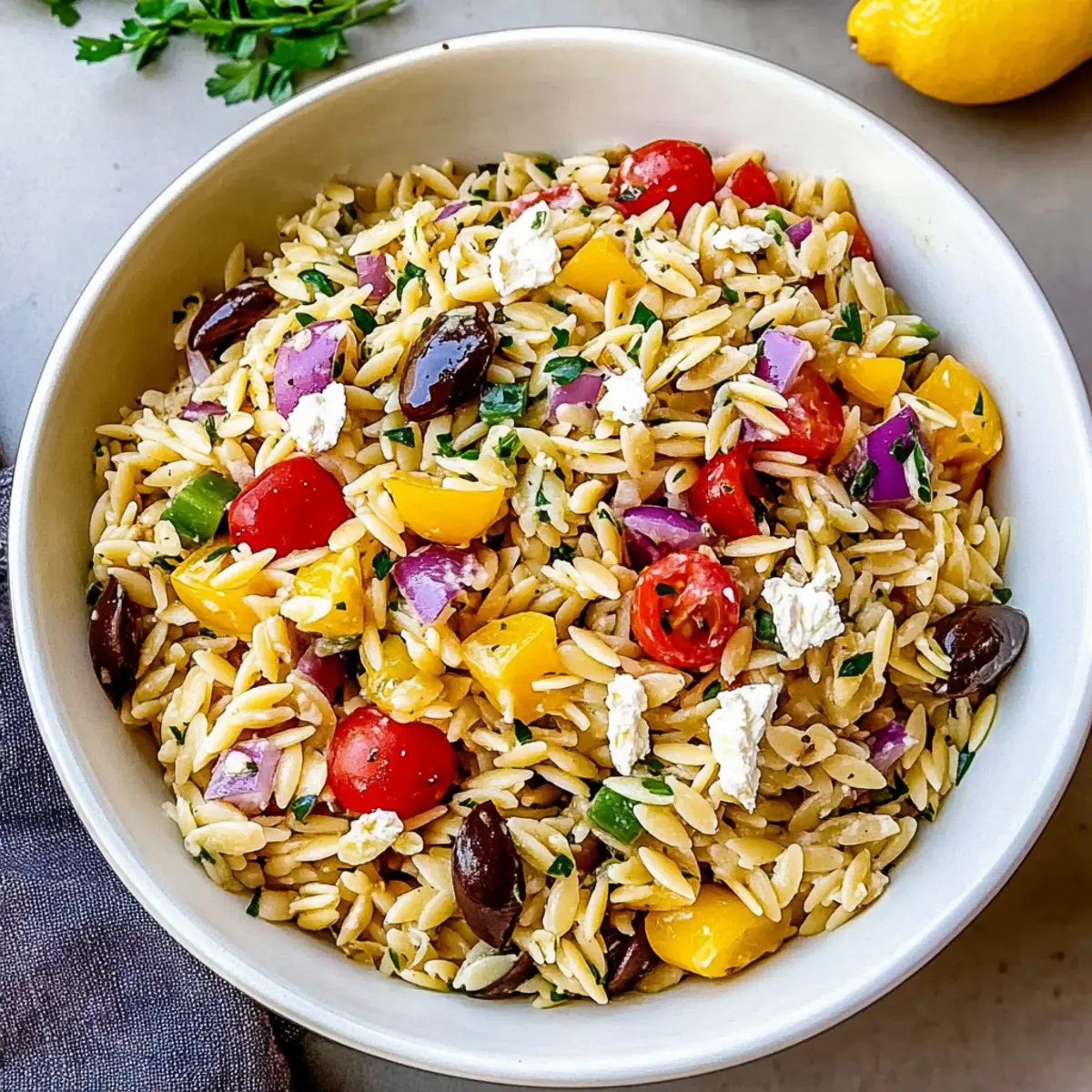 Orzo Pasta Salad
