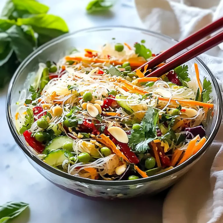 Spring Roll Salad with Spicy Ginger Dressing