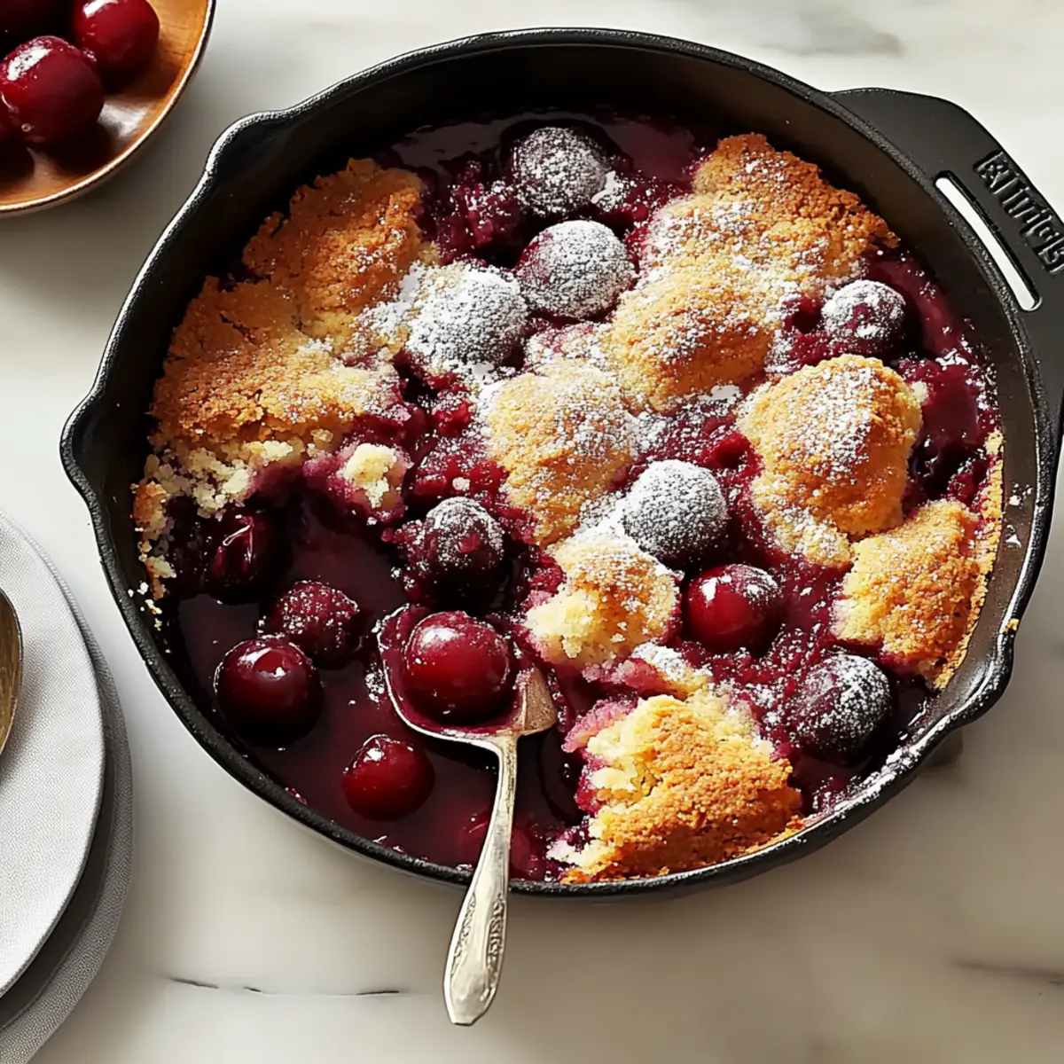Easy Cherry Cobbler