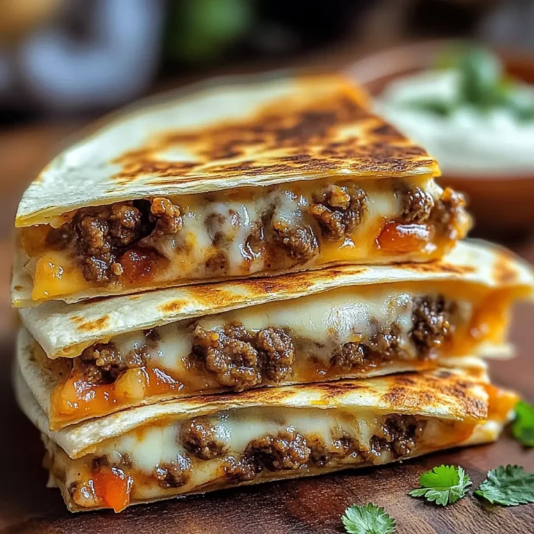 Hamburger Quesadilla