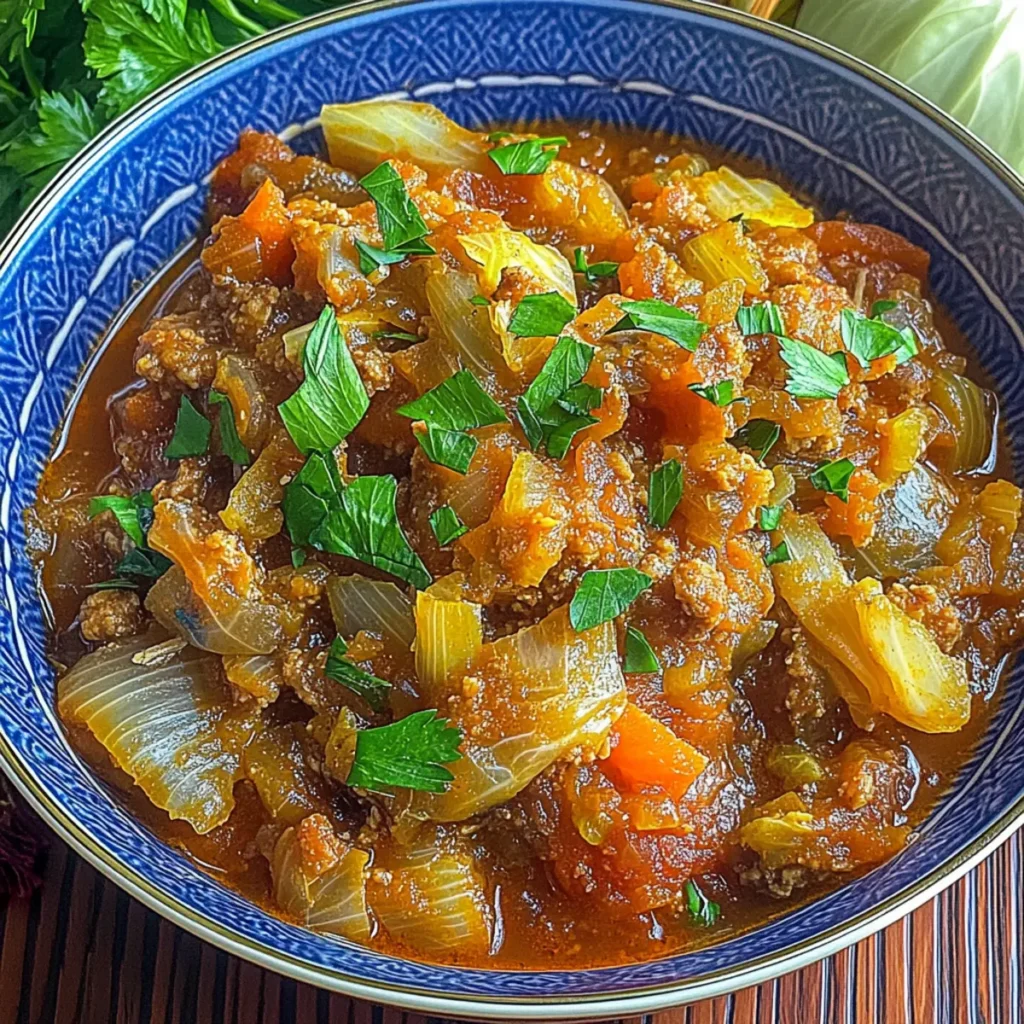Turkish Cabbage Stew
