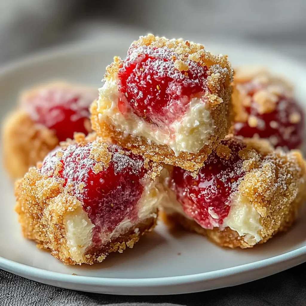 Strawberry Cheesecake Crunch Bites