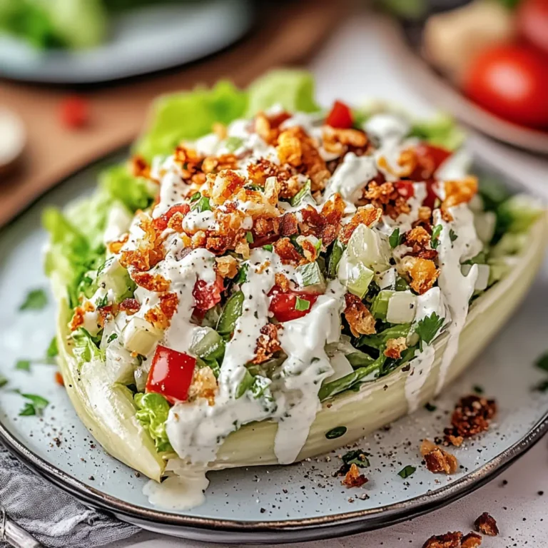 Loaded Wedge Salad