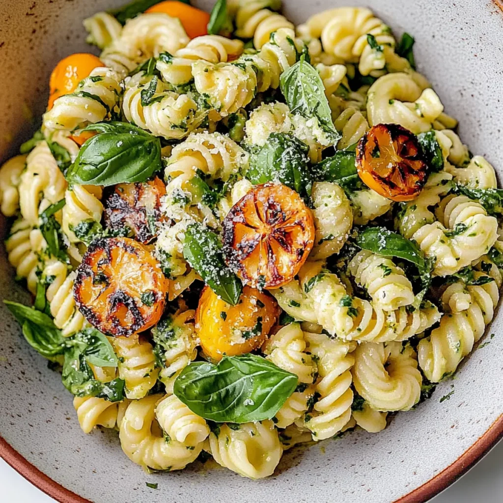 Lemon Basil Pasta Salad