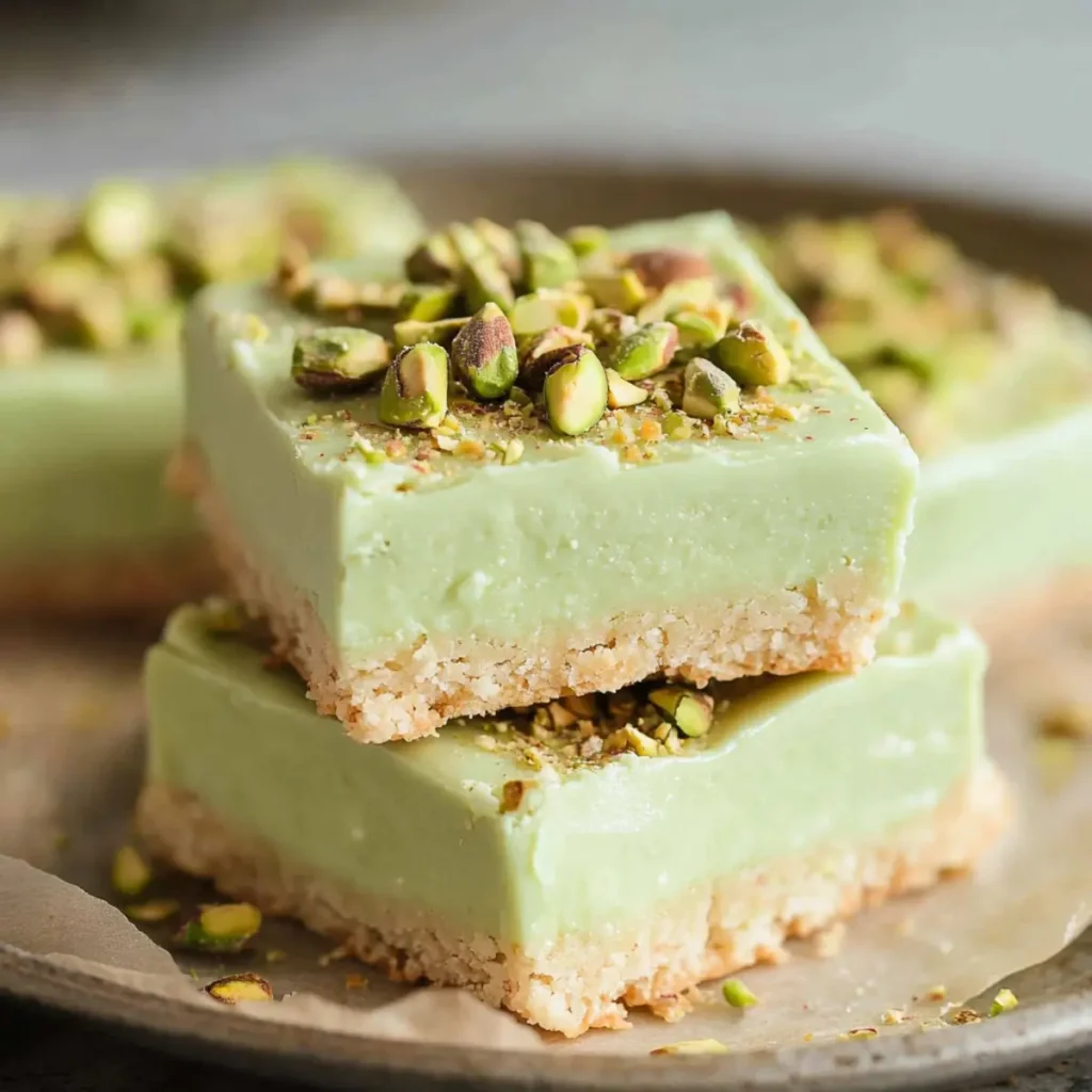 Pistachio Cream Bars