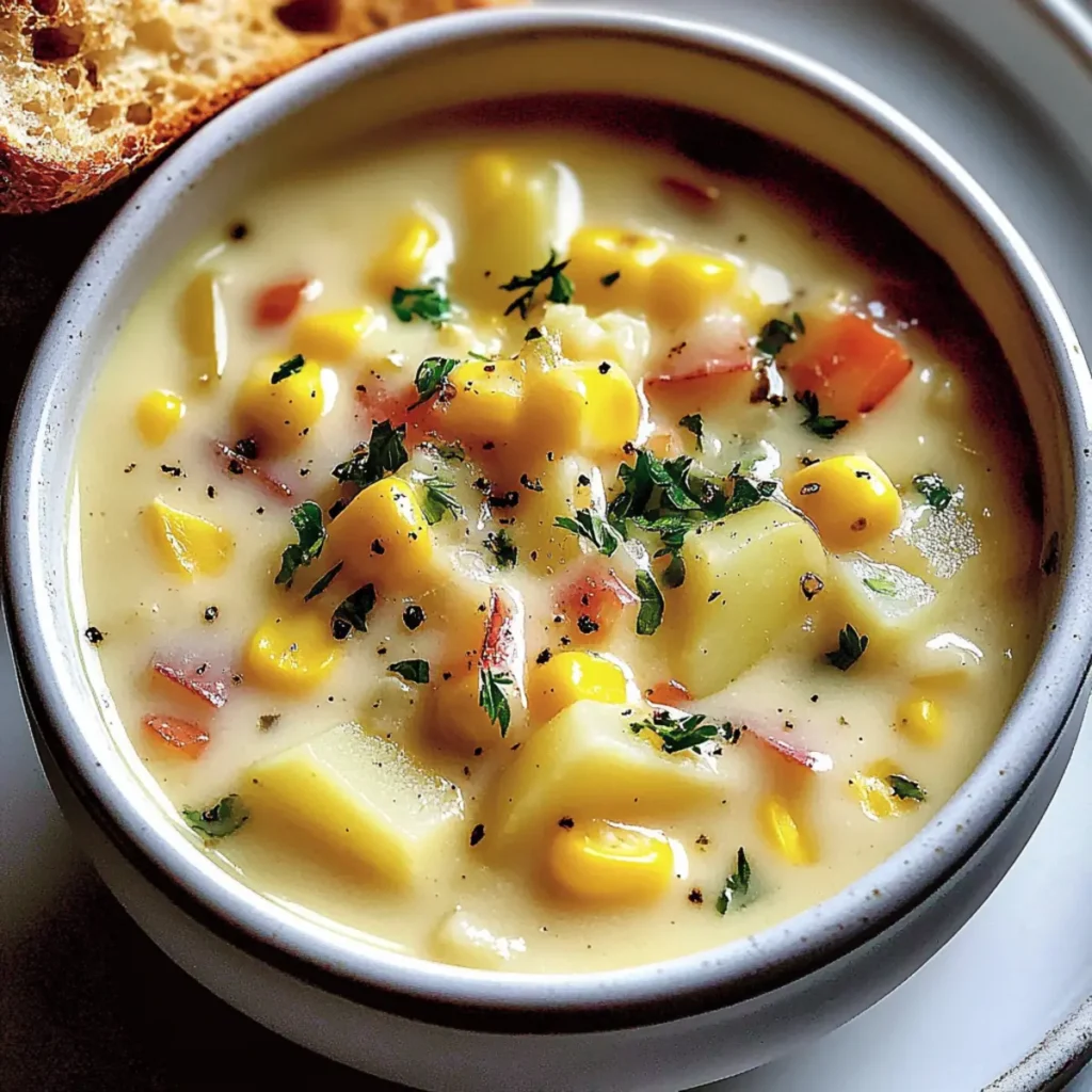 Creamy Potato Corn Chowder