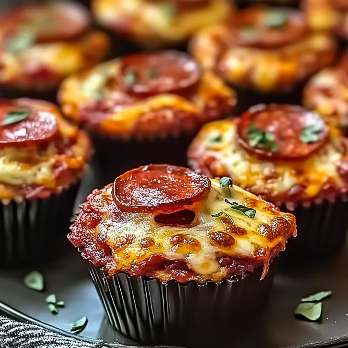 Carnivore Pizza Muffins