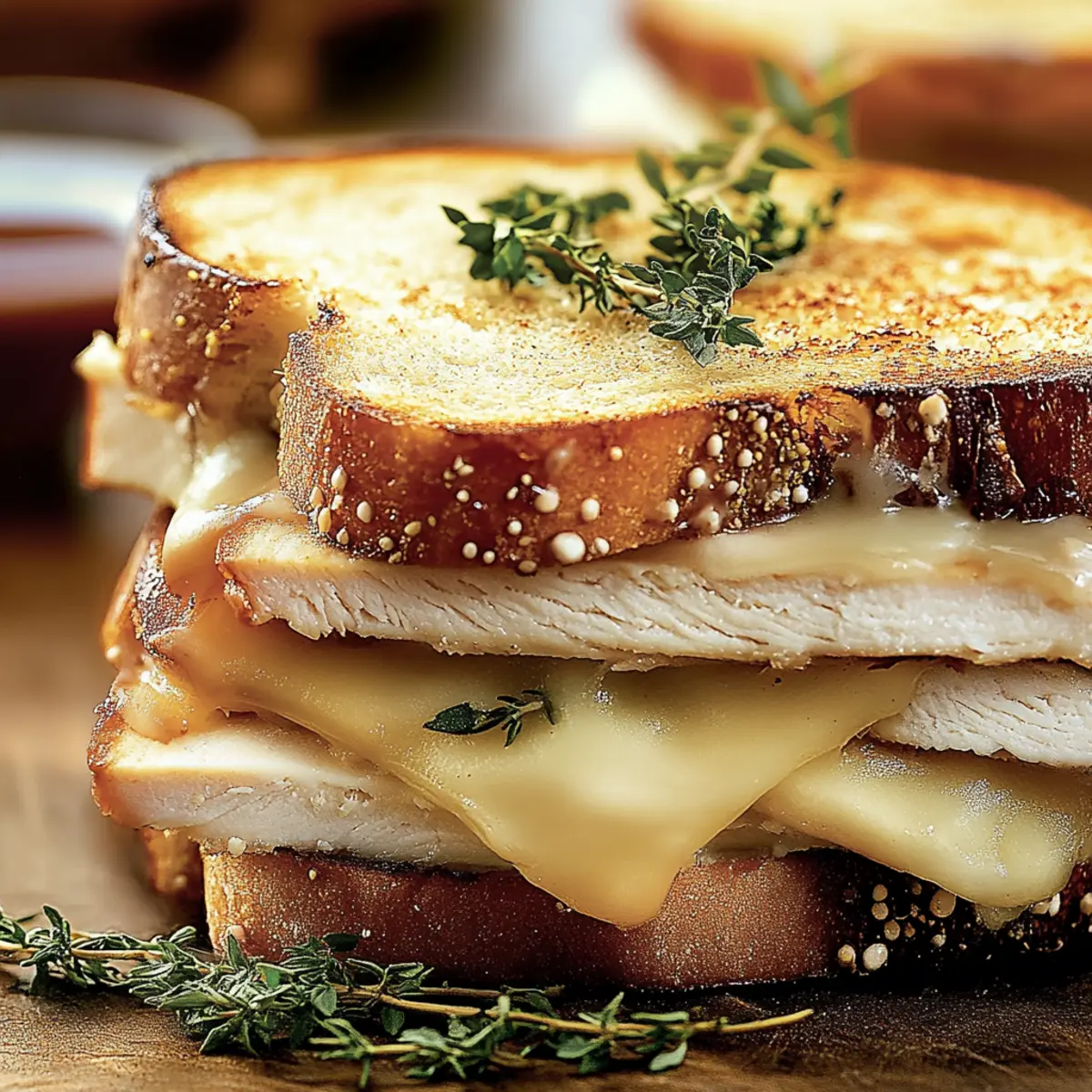 Turkey Dijon Melt Sandwiches
