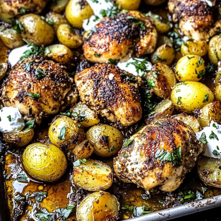 Sheet Pan Lemon Balsamic Chicken and Potatoes