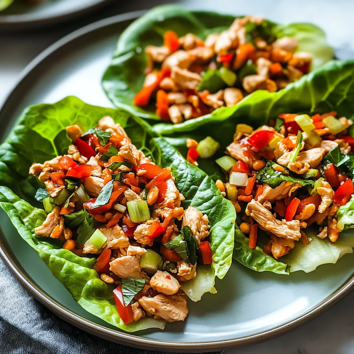 Chicken Lettuce Wraps