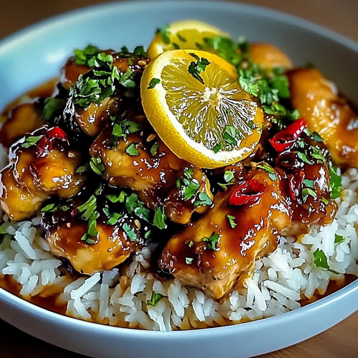 Crockpot Chinese Lemon Chicken