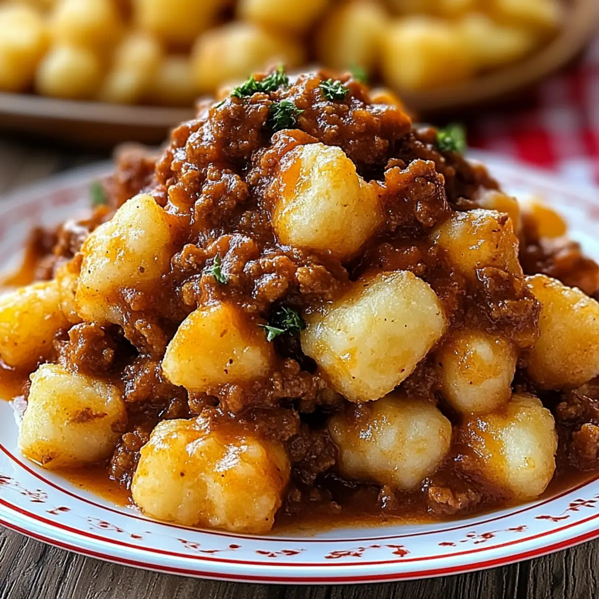 Sloppy Joe Tater Tots