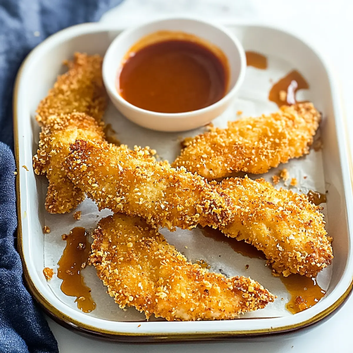 Baked Breaded Chicken Strips