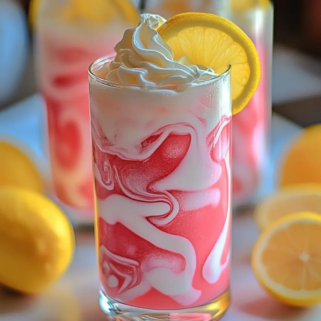 Refreshing Pink Lemonade Drink