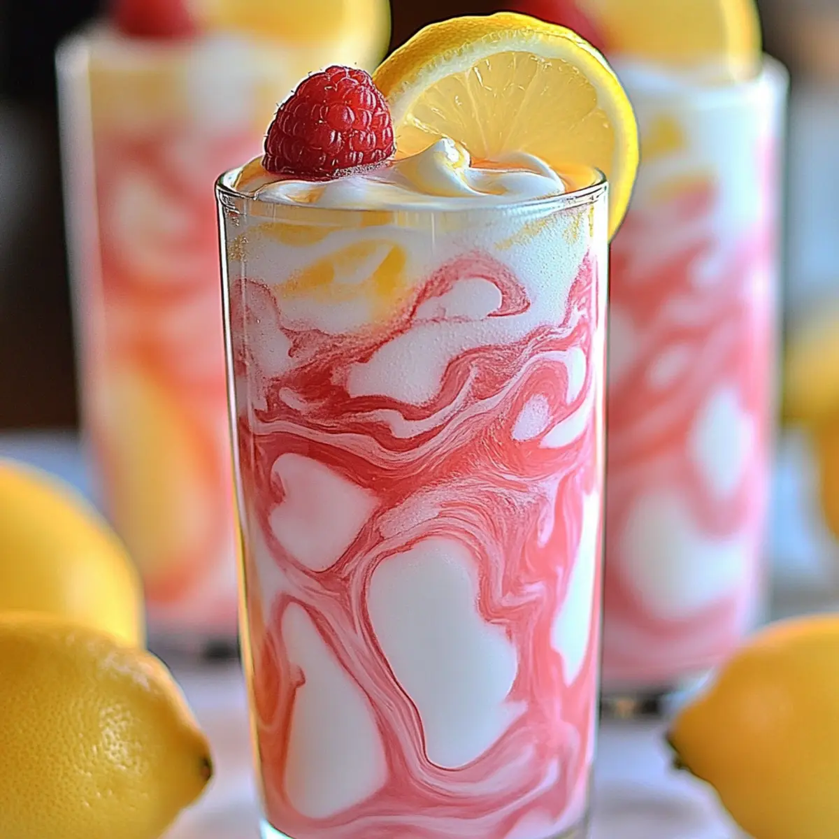 Refreshing Pink Lemonade Drink