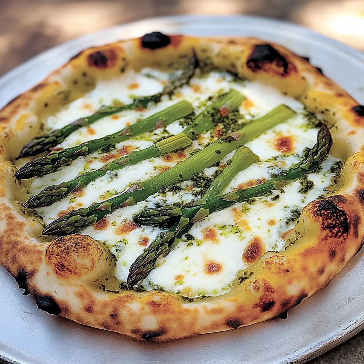 Asparagus Pizza