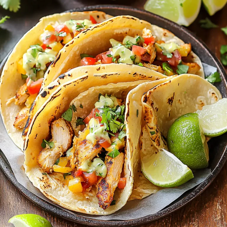 Baked Chicken Tacos
