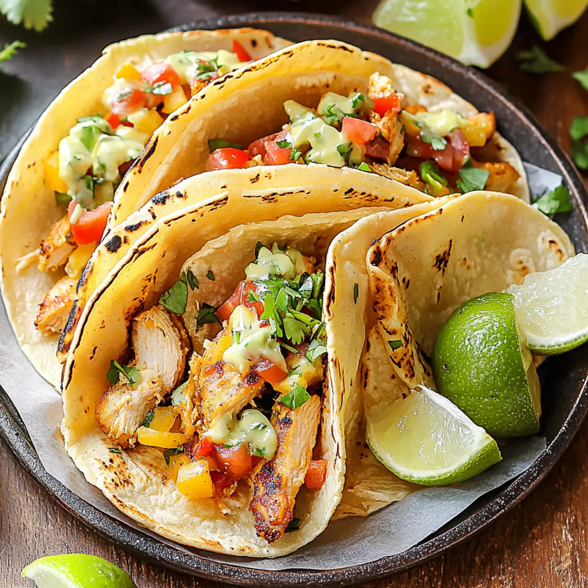 Baked Chicken Tacos